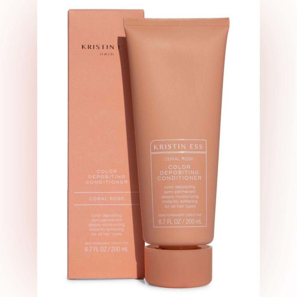 Kristin Ess Color Depositing Conditioner In Coral Rose